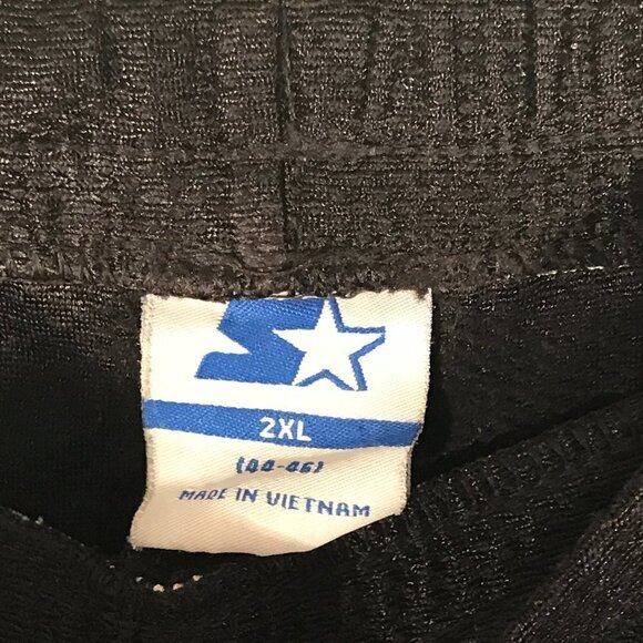 STARTER Vintage Athletic Sport Black Workout Shorts - Picture 6 of 9